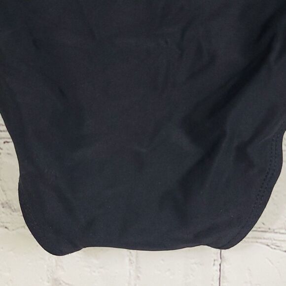 Gossip High Waisted Cheeky Strappy Bikini Bottom Solid Black Size Small 4/6 - Picture 5 of 7